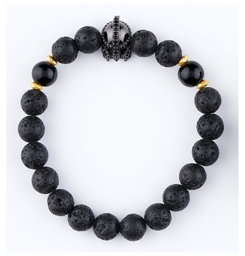 19_003 Bransoletka dla Niego lawa wulkaniczna i helm _ 140-1.jpeg